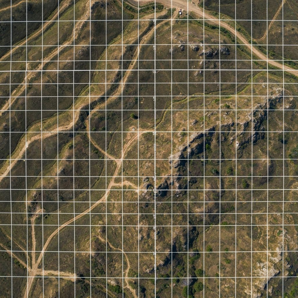 Mapeamento aéreo de terreno